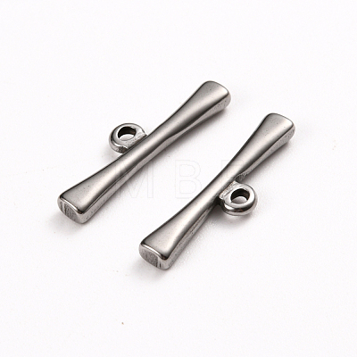 304 Stainless Steel Toggle Clasps Parts STAS-D142-06C-P-1