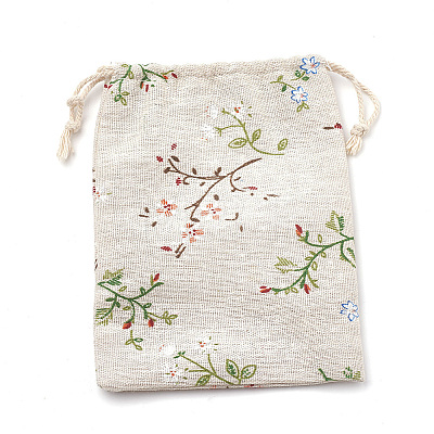 Cotton Packing Pouches Drawstring Bags X-ABAG-S003-07A-1