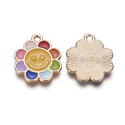 Alloy Enamel Pendants X-ENAM-N047-G01-1