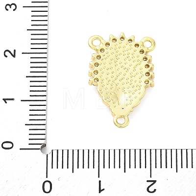 Brass Clear Cubic Zirconia Virgin Mary Chandelier Component Links KK-D325-07G-04-1
