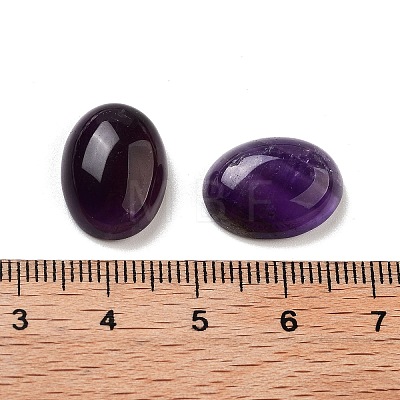 Natural Amethyst Cabochons G-G145-01B-17-1