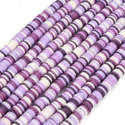 Handmade Polymer Clay Beads Strands PY-CBA21A8-01-1