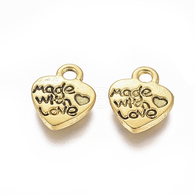 Tibetan Style Alloy Charms X-GLF0004Y-NF-1