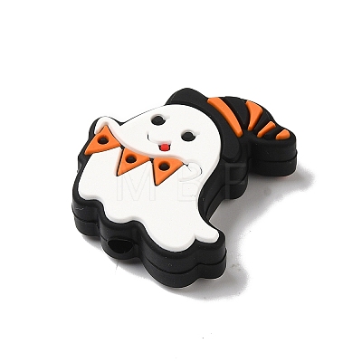 Halloween Theme Silicone Focal Beads SIL-G011-15A-1