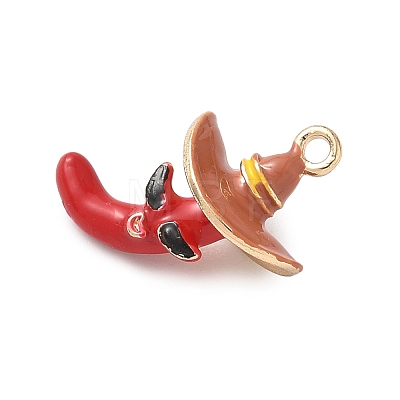 Alloy Enamel Pendants PALLOY-P314-02D-G01-1
