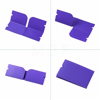 Portable Foldable Plastic Mouth Cover Storage Clip Organizer AJEW-E034-71H-1