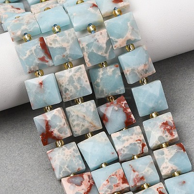 Synthetic Shoushan Stone Beads Strands G-F839-A27-01-1