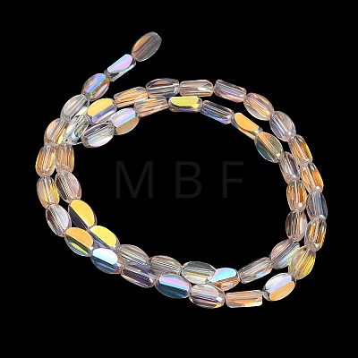 Electroplate Transparent Glass Beads EGLA-H112-06-HR08-1