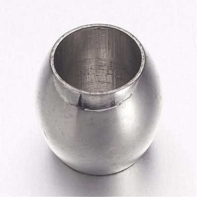 Smooth 304 Stainless Steel Beads STAS-Q148-1