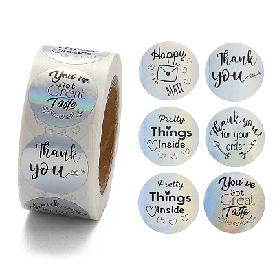 Laser Self-Adhesive Paper Gift Tag Stickers X-DIY-K027-F01-1