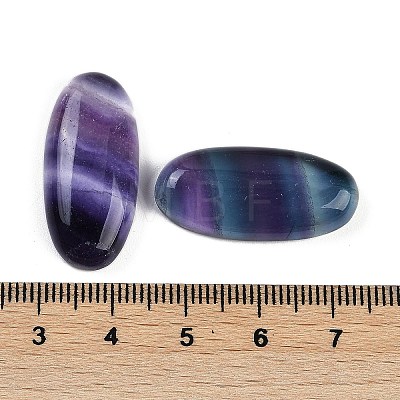 Natural Colorful Fluorite Cabochons G-H288-01F-1