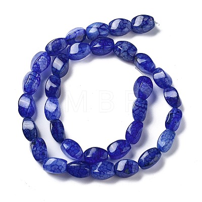 Natural Dragon Veins Agate Beads Strands G-G172-01Q-1