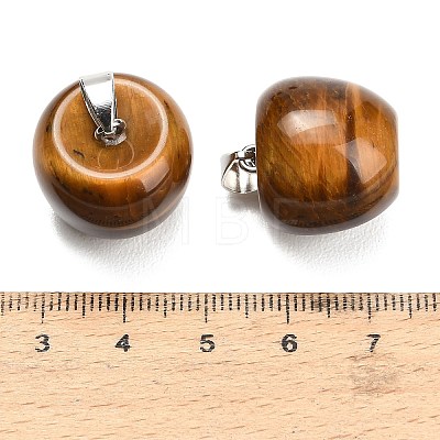 Natural Tiger Eye Pendants GG-K002-15D-1