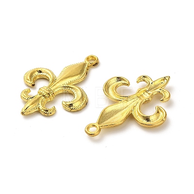 Lily Symbol Alloy Pendants PALLOY-E776-01G-01-1