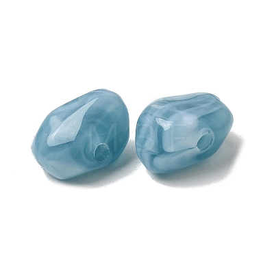 Opaque Acrylic Imitation Gemstone Beads OACR-G061-04A-1