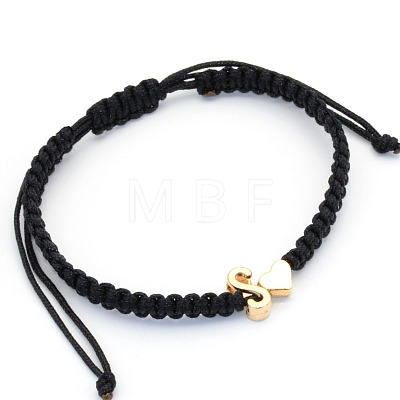 Alloy Beads Braided Bead Bracelets FS-WGADCE6-19-1