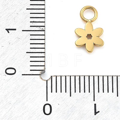 Ion Plating(IP) 304 Stainless Steel Charms STAS-P379-04E-G-1