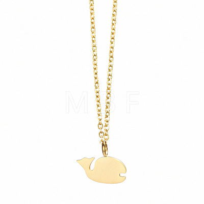 304 Stainless Steel Pendant Necklaces for Women FS-WGD2842-04-1