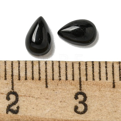 Natural Black Stone Cabochons G-Q173-02A-06-1
