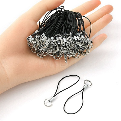 100Pcs Nylon Cord Mobile Making Cord Loops MOBA-YW0001-02-1