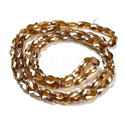 Electroplate Glass Beads Strands EGLA-P066-01A-AB12-1
