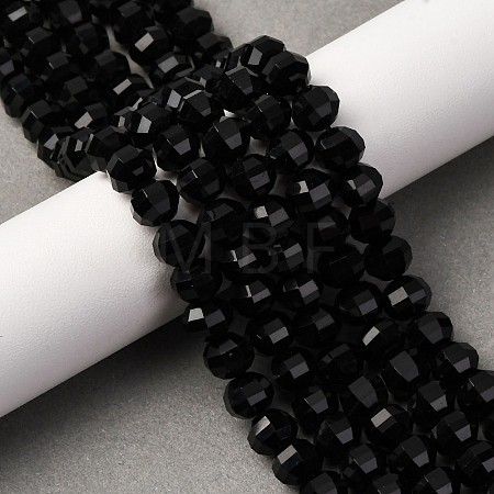Natural Black Onyx Beads Strands G-P587-D15-03-1