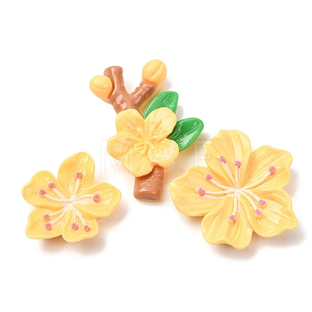 Opaque Resin Cabochons CRES-A064-01C-1