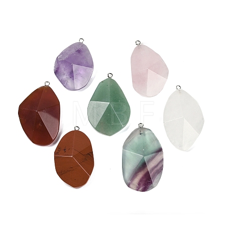 Natural Mixed Stone Pendants G-C140-06-1