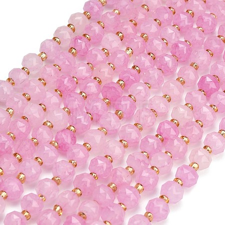 Dyed Imitation Jade Glass Beads Strands GL-Z001-02B-05-1