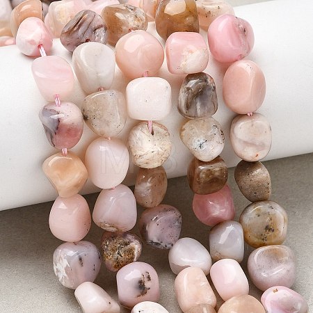 Natural Pink Opal Beads Strands G-B161-B05-1