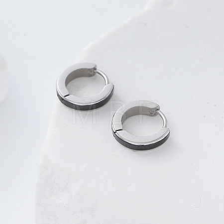 304 Stainless Steel Hoop Earrings XQ3729-1