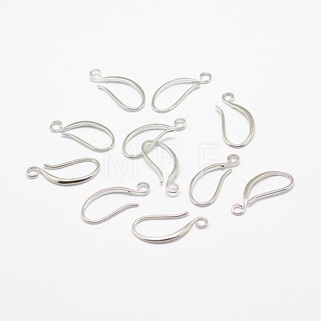 Brass Earring Hooks KK-F714-06P-1