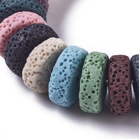 Natural Lava Rock Beads Strands G-L546-C-01-1