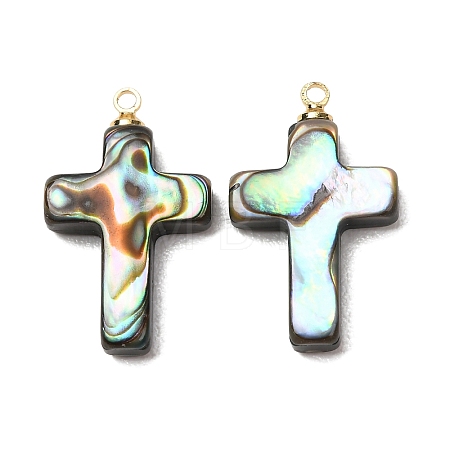 Natural Abalone Shell Pendants SH-CJC0AC7-01A-G-1