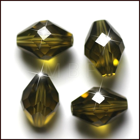 Imitation Austrian Crystal Beads SWAR-F054-13x10mm-19-1