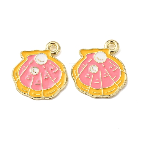 Ocean Alloy Enamel Pendants ENAM-B041-01C-1