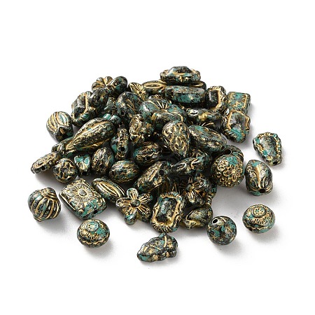 Opaque Acrylic Beads OACR-M015-15H-1