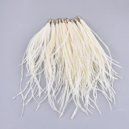 Ostrich Feather Tassel Big Pendant Decorations X-FIND-S302-08F-1