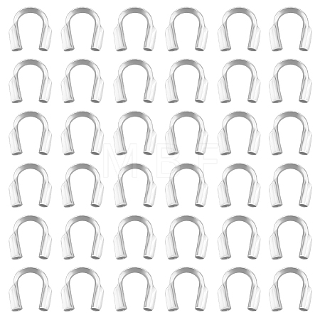 40Pcs 925 Sterling Silver Wire Guardian STER-GO0001-30-1