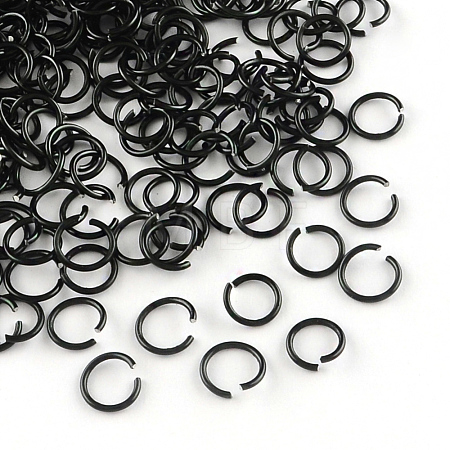 Anodized Aluminum Open Jump Rings X-ALUM-R005-1.0x8-10-1