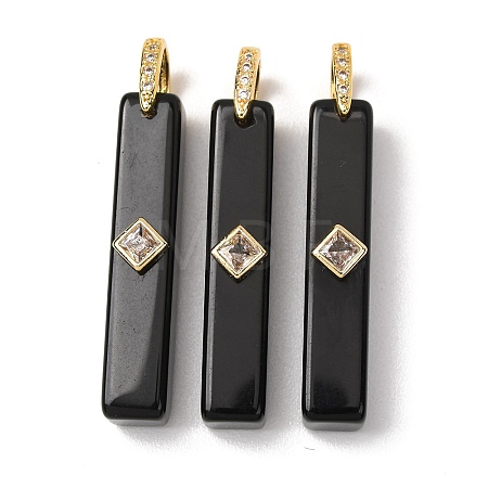 Natural Obsidian Pendants GG-CBA51ED-01G-04-1