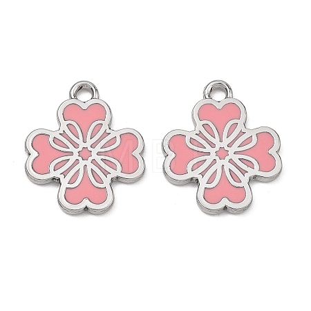 Alloy Enamel Pendants ENAM-G235-06P-04-1