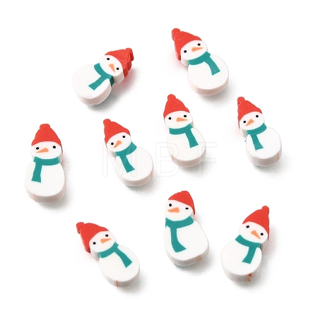 Christmas Handmade Polymer Clay Cabochons PY-CBA5A20-07B-1