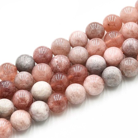 Natural Quartz Beads Strands X-G-N355-10mm-21-1