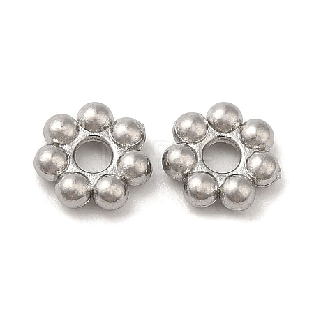 Non-Tarnish 304 Stainless Steel Spacer Beads STAS-H176-04D-P-1