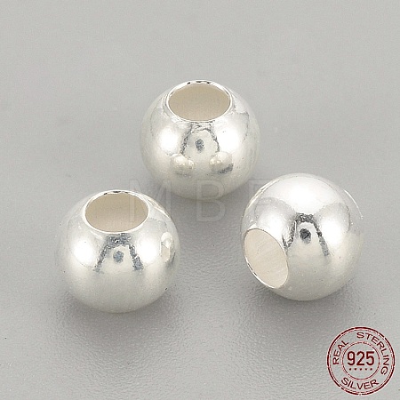 925 Sterling Silver Beads X-STER-S002-12-5mm-1