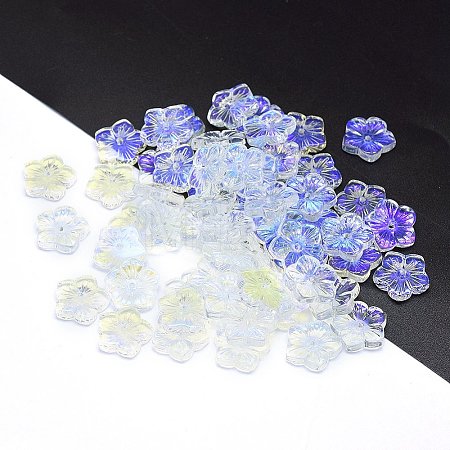 Transparent Glass Beads GLAA-YW0003-12-1