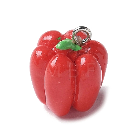 Resin Iron Pendants RESI-D280-05-1