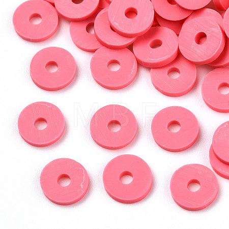 Handmade Polymer Clay Beads CLAY-R067-6.0mm-B25-1
