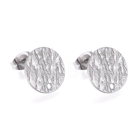 Non-Tarnish 304 Stainless Steel Stud Earring Findings STAS-M228-U01-01P-1